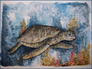 Voir le détail de cette oeuvre: tortue de mer