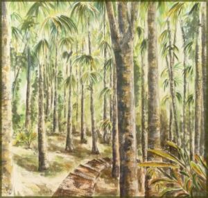 Voir le détail de cette oeuvre: balade dans une forêt tropicale